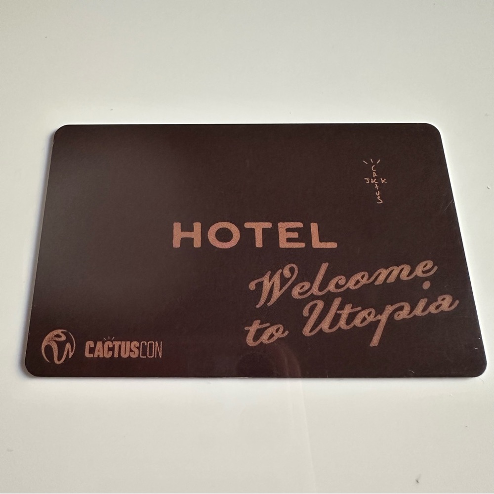 Complexcon 2024 Travis Scott cactus jack cactuscon keycard